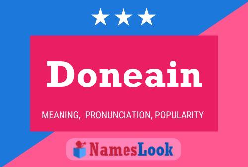 Doneain Name Poster