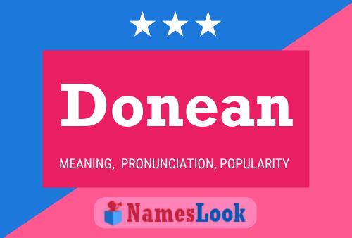 Donean Name Poster