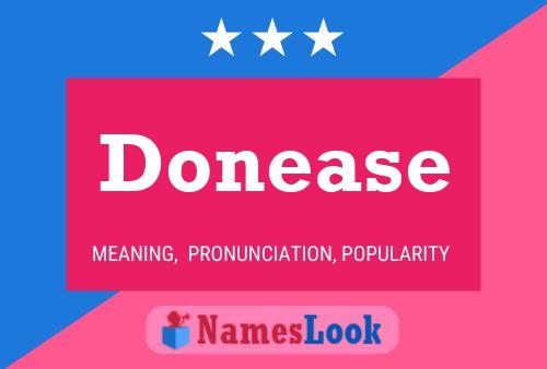 Donease Name Poster