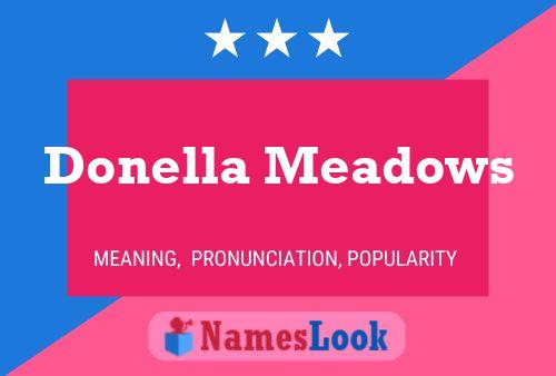 Donella Meadows Name Poster