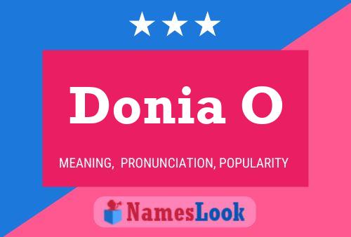 Donia O Name Poster