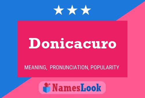 Donicacuro Name Poster