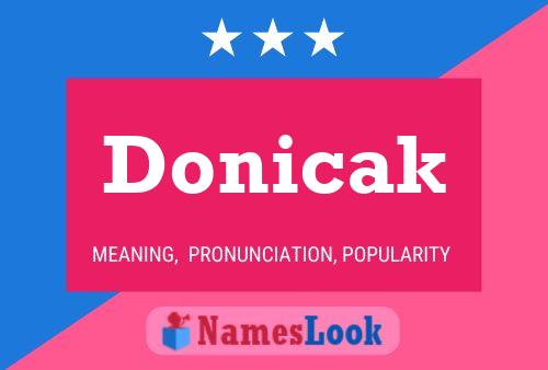 Donicak Name Poster