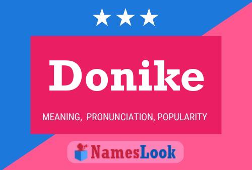 Donike Name Poster