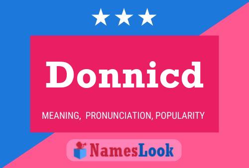 Donnicd Name Poster