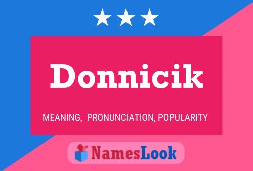 Donnicik Name Poster