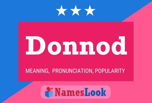 Donnod Name Poster