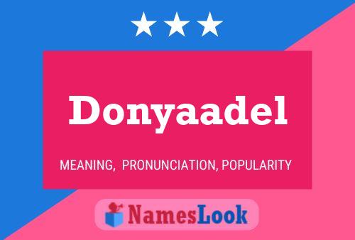 Donyaadel Name Poster