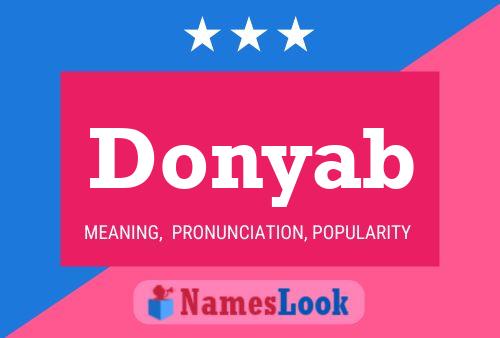 Donyab Name Poster