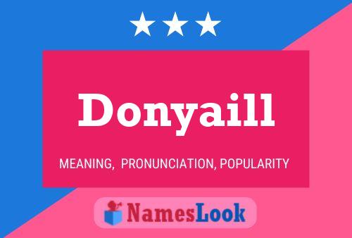 Donyaill Name Poster