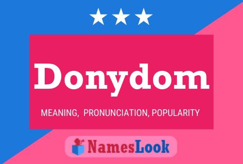 Donydom Name Poster