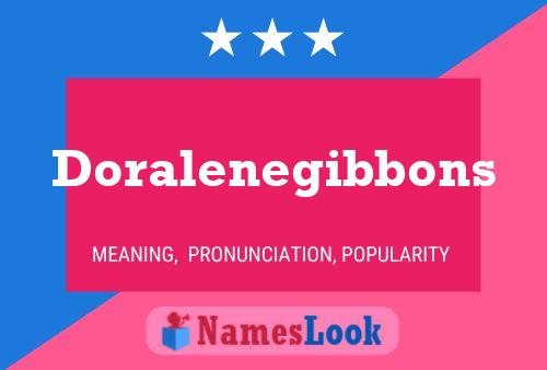 Doralenegibbons Name Poster