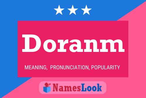 Doranm Name Poster