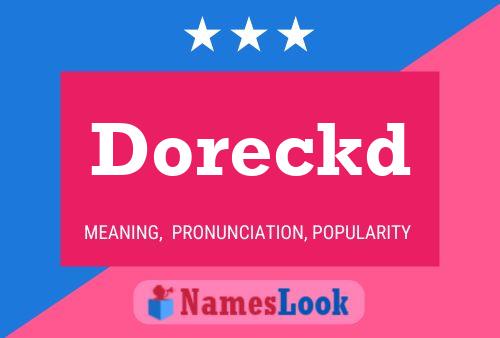 Doreckd Name Poster