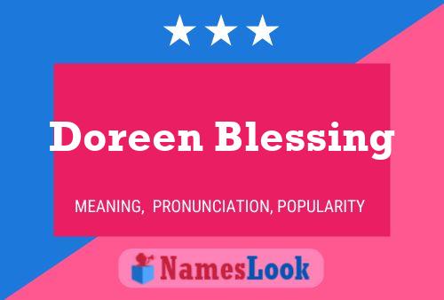 Doreen Blessing Name Poster