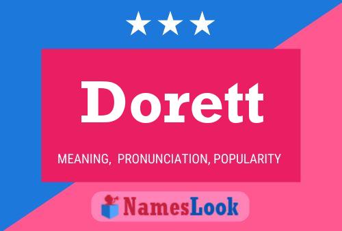 Dorett Name Poster