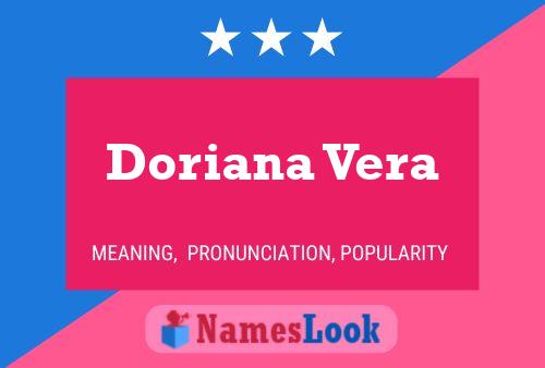 Doriana Vera Name Poster