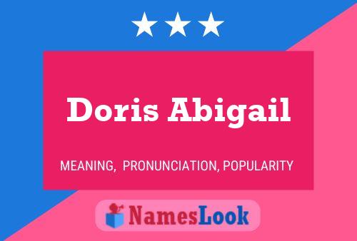 Doris Abigail Name Poster