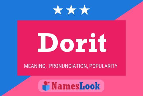 Dorit Name Poster