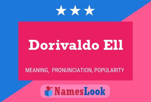 Dorivaldo Ell Name Poster