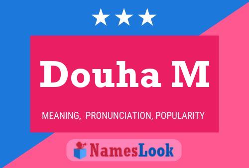 Douha M Name Poster