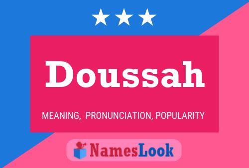 Doussah Name Poster