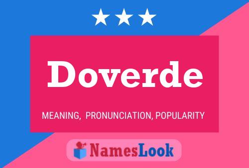 Doverde Name Poster