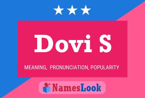 Dovi S Name Poster