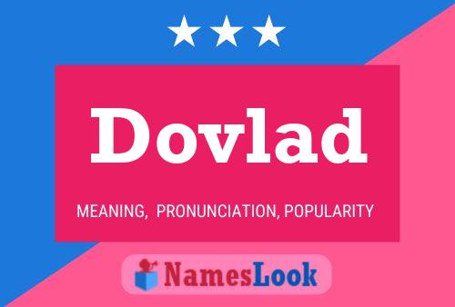 Dovlad Name Poster