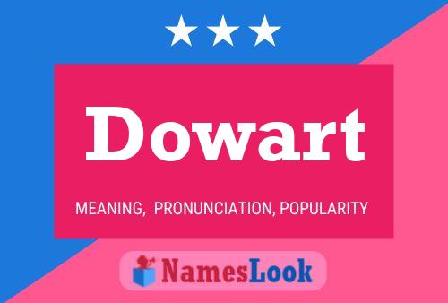 Dowart Name Poster