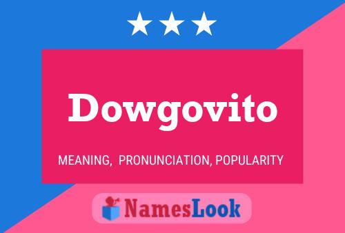 Dowgovito Name Poster