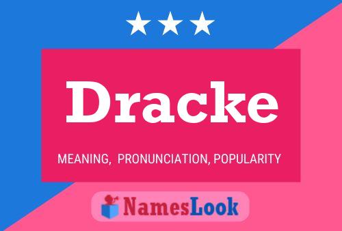 Dracke Name Poster