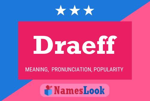 Draeff Name Poster