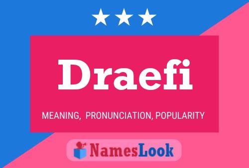 Draefi Name Poster