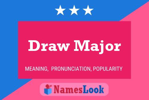 Draw Major Name Poster