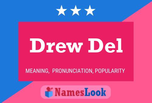 Drew Del Name Poster