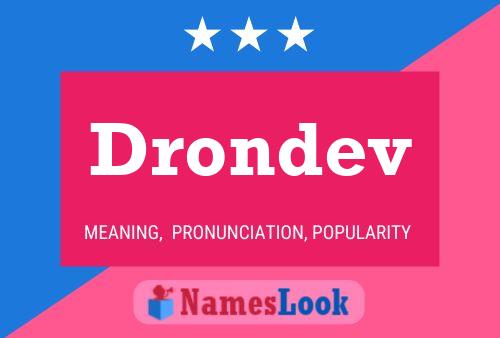 Drondev Name Poster