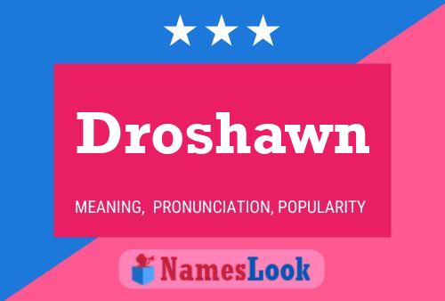 Droshawn Name Poster