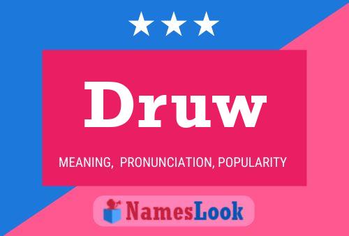 Druw Name Poster