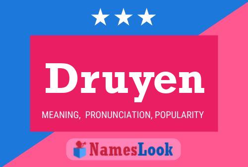 Druyen Name Poster