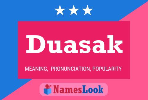 Duasak Name Poster