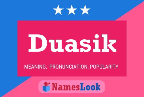 Duasik Name Poster