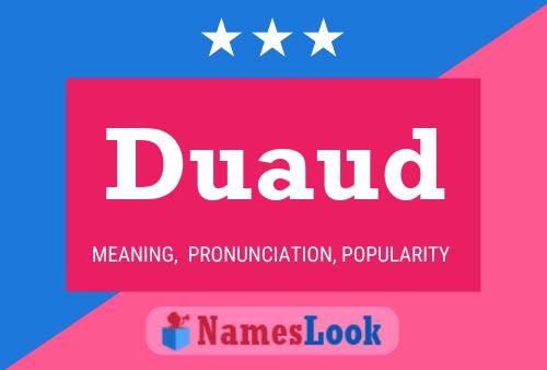 Duaud Name Poster