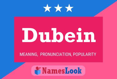 Dubein Name Poster