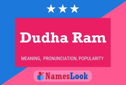 Dudha Ram Name Poster