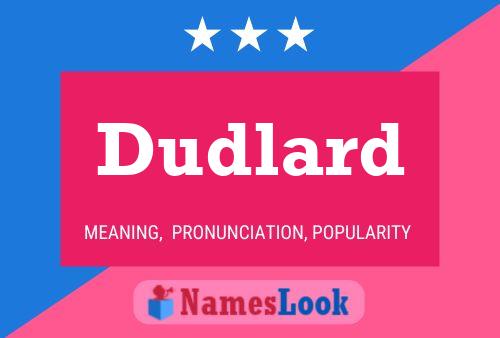 Dudlard Name Poster