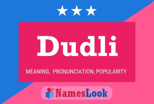 Dudli Name Poster