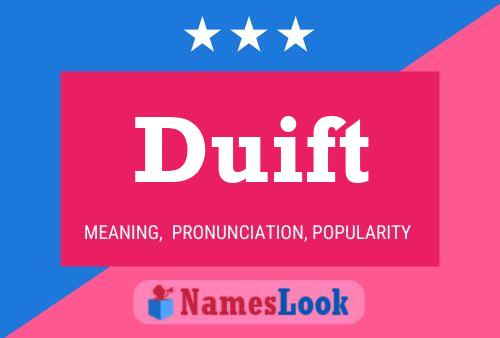 Duift Name Poster