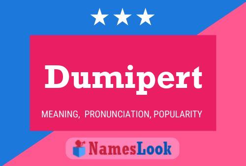 Dumipert Name Poster