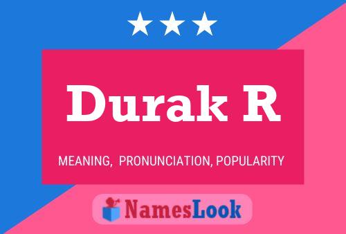 Durak R Name Poster